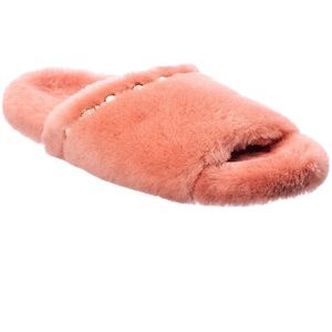 JIMMY CHOO ACINDA SHEARLING SLIDE
